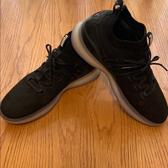 puma clyde purple glow